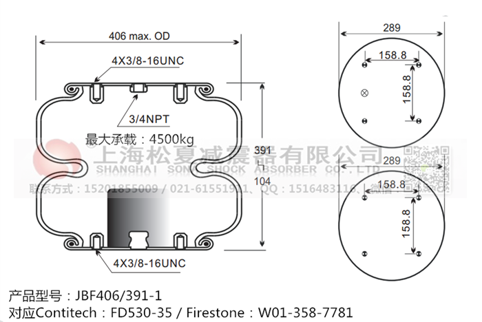 JBF406/391-2橡膠<a href='http://m.samuraioftokyo.com/' target='_blank'><u>空氣彈簧</u></a>